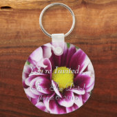 パープルブーケ キーホルダー (正面)