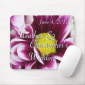 パープルブーケ マウスパッド (マウス)