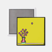 パープルブーケ マグネット (正面/裏面)