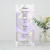パープルブーケW Lilies & Delphiniumのメ結婚ニュー メニュー (スタンド正面)