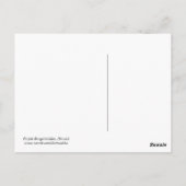 パープルブーゲンビリア ポストカード (裏面)