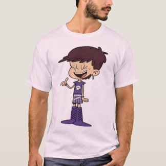 パープルブーツの反逆少女 Tシャツ