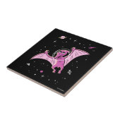 パープルプテロダクティルディノスイン宇宙 タイル (側面)