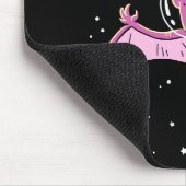 パープルプテロダクティルディノスイン宇宙 マウスパッド (コーナー)