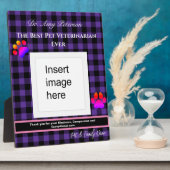 パープルプライド最高のペット獣医エバープラーク フォトプラーク (側面)