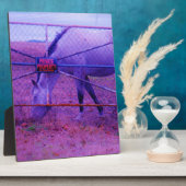 パープルプライベートプロパティホース フォトプラーク (側面)