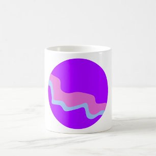 パープルプラネットマグ コーヒーマグカップ