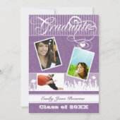 パープルプラム上級写真クラス 案内状 (正面)