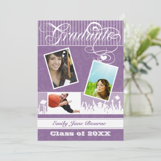 パープルプラム上級写真クラス 案内状 (スタンド正面)