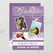 パープルプラム上級写真クラス 案内状 (正面/裏面)