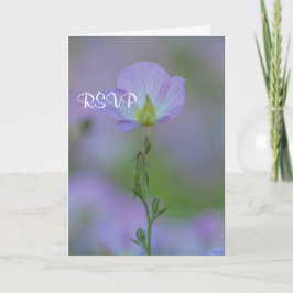 パープルプリムローズRSVP 招待状
