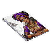 パープルプリンセスノート ノートブック (右側)