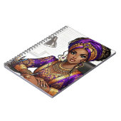 パープルプリンセスノート ノートブック (左側)