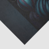 パープルヘアハロウィーンピエロデクページ紙 薄葉紙 (詳細)