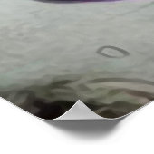 パープルヘアヴィンテージ人形 ポスター (角)