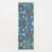 パープルヘイズフローラモノグラム ヨガマット (裏面)