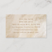 パープルヘイズヘアメイクアップスタイリスト名刺 名刺 (裏面)