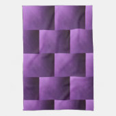 パープルヘイズ抽象芸術 グラデーション キッチンタオル (縦)