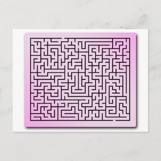 パープルヘイズ迷路 ポストカード (正面)
