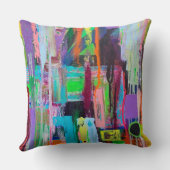 パープルヘイズ20 x 20コットン装飾用クッション クッション (裏面)