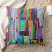 パープルヘイズ20 x 20コットン装飾用クッション クッション (ブランケット)