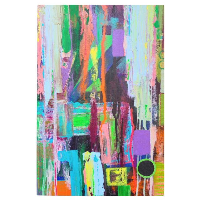 パープルヘイズ24 x 36メタルウォールアート メタルプリント (正面)