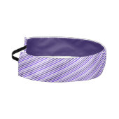 パープルヘッドバストライプのンド アスレチックヘッドバンド (左)