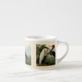 パープルヘロンオードボンバードワイルドライフ絵画ズ エスプレッソカップ (右)