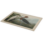 パープルヘロンオードボンバードワイルドライフ絵画ズ カッティングボード (角)