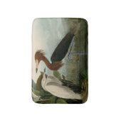 パープルヘロンオードボンバードワイルドライフ絵画ズ バスマット (正面縦)