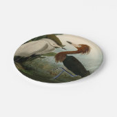 パープルヘロンオードボンバードワイルドライフ絵画ズ ペーパープレート (アングル)