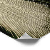 パープルヘロンオードボンバードワイルドライフ絵画ズ ポスター (角)