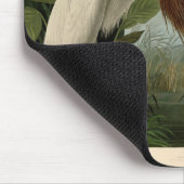 パープルヘロンオードボンバードワイルドライフ絵画ズ マウスパッド (コーナー)