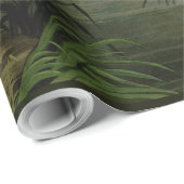 パープルヘロンオードボンバードワイルドライフ絵画ズ ラッピングペーパー (ロールコーナー)