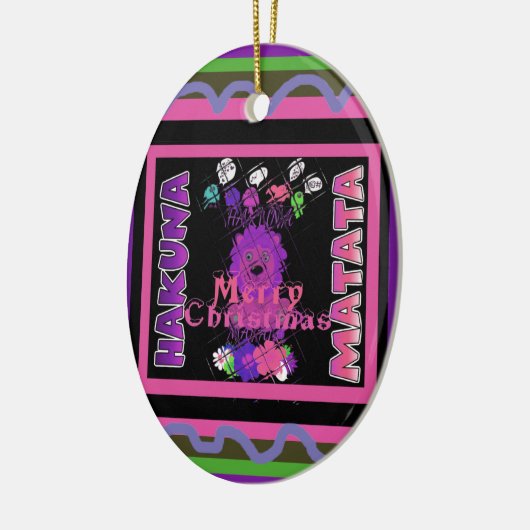 パープルベイビーシンバ メリクリコレクション セラミックオーナメント (左)