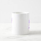 パープルベイビーローディング コーヒーマグカップ (中央)