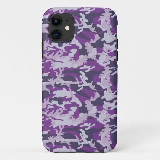 パープルベリカモパターン Case-Mate iPhoneケース (裏面)