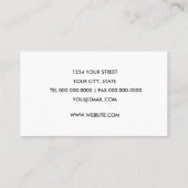 パープルベリーつる植物名刺 名刺 (裏面)