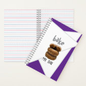 パープルベークマイデイスパイラルノート ノートブック (内側)