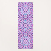 パープルベースマンダラ ヨガマット (正面)