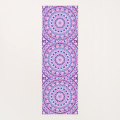 パープルベースマンダラ ヨガマット (裏面)