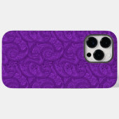 パープルペイズリー Case-Mate iPhoneケース (裏面 (横))