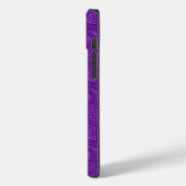 パープルペイズリー Case-Mate iPhoneケース (裏面 / 左)
