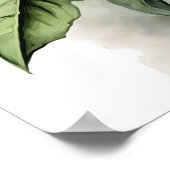 パープルペチュニアスフラワーアートプリントポスター ポスター (角)