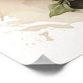 パープルペチュニアスフラワーアートプリントポスター ポスター (角)