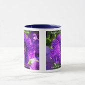 パープルペチュニアマグ引用文 マグカップ (中央)