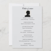 パープルペチュニア式次第 招待状 (裏面)
