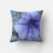 パープルペチュニア枕 クッション (裏面)