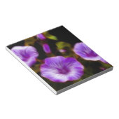 パープルペチュニア ノートパッド (アングル)
