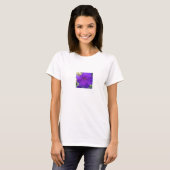 パープルペチュニア 女性用Tシャツ Tシャツ (正面フル)